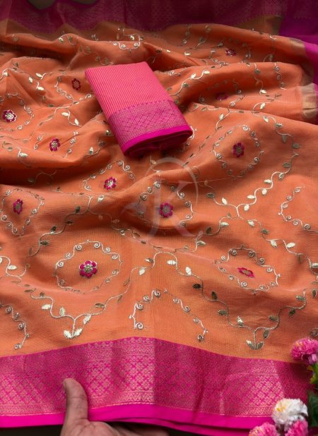 Jk 438 Soft Kota Doriya Work Saree